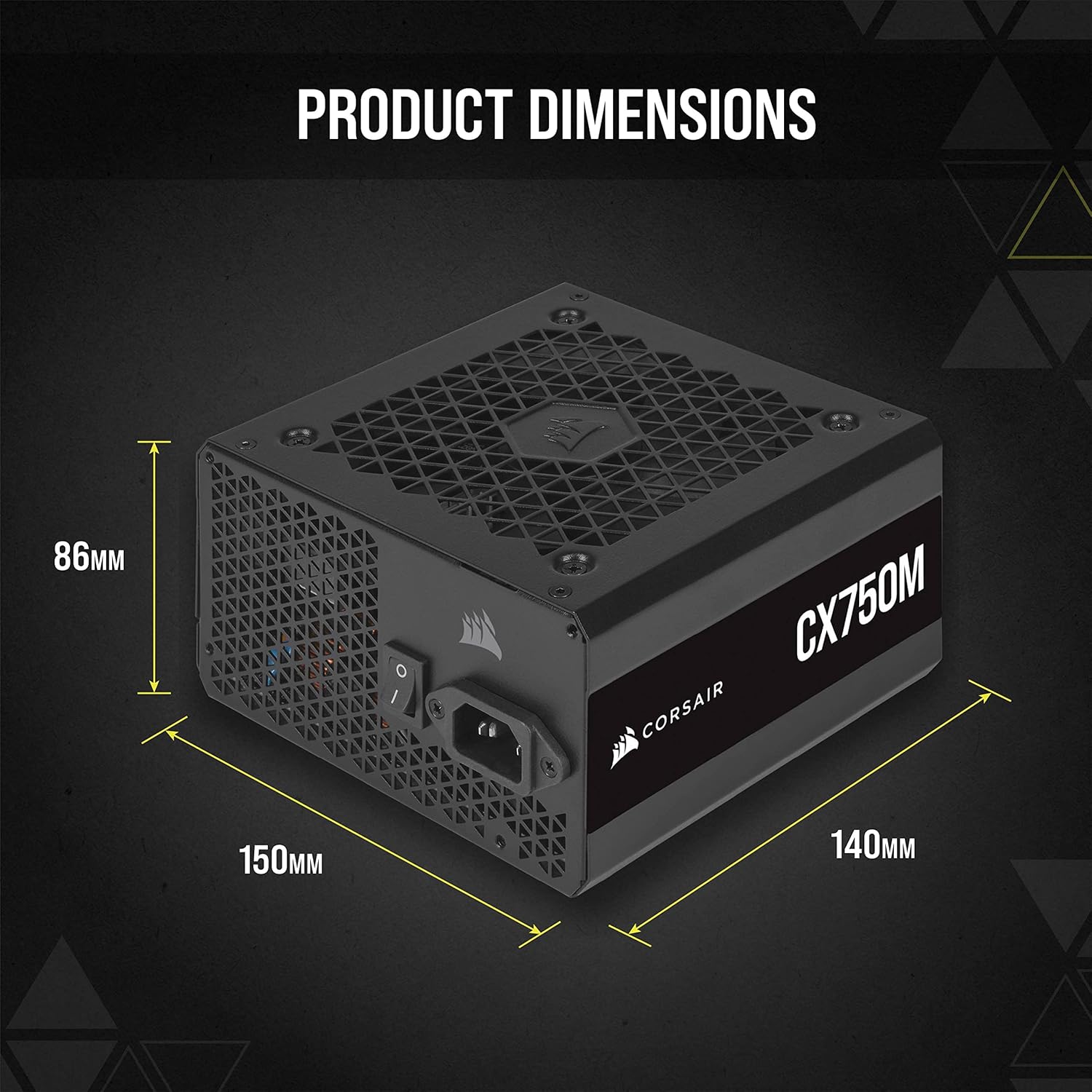Corsair CX750M 750W 80 Plus Bronze Semi-Modular