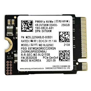 Samsung NVMe PM991 256GB 2230